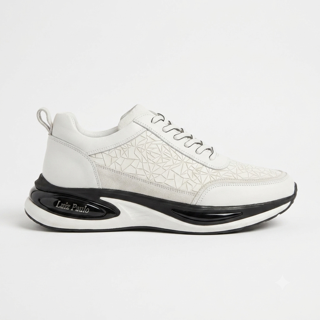 1074 Hakiki Deri Erkek Sneakers Eva
