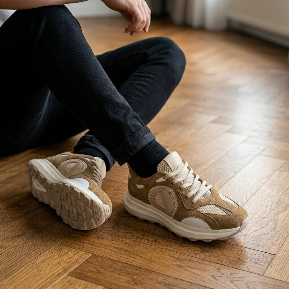 2012  Hakiki Deri Erkek Sneakers