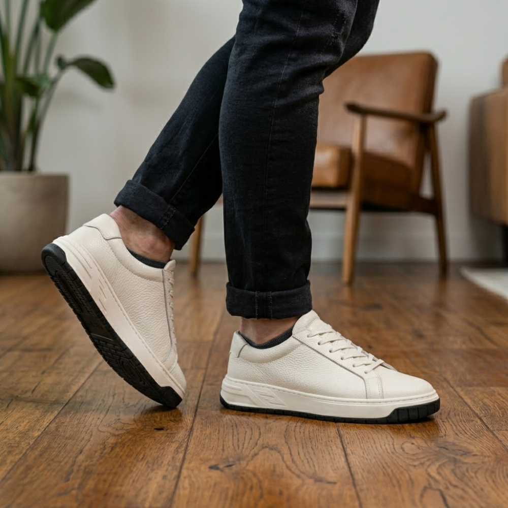 4253 Floter Hakiki Deri Erkek Casual