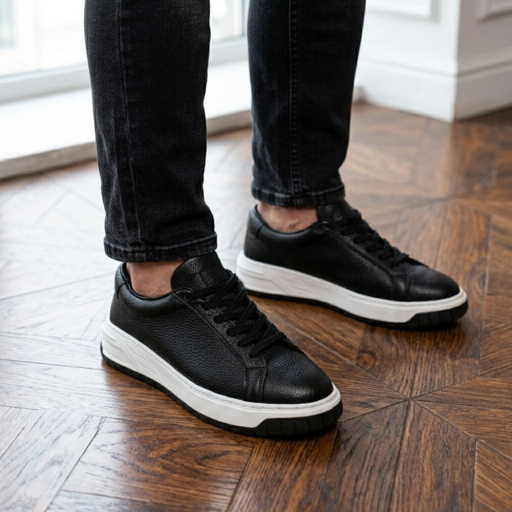 4253 Floter Hakiki Deri Erkek Casual