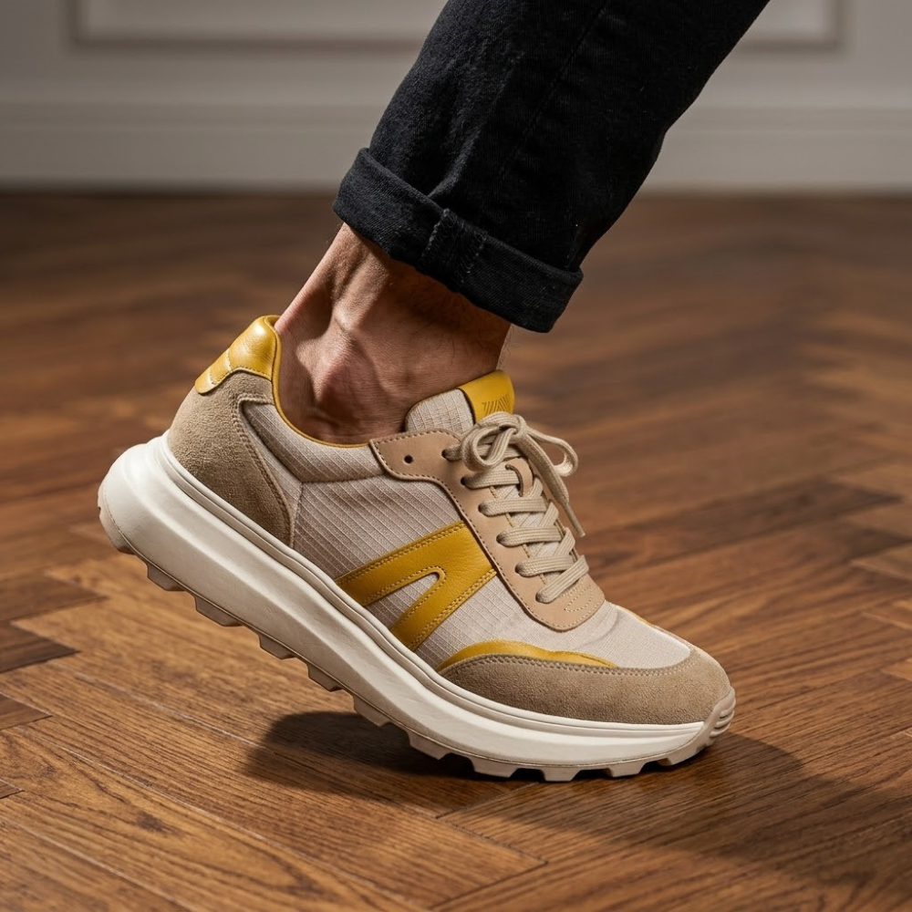 2031  Hakiki Deri Erkek Sneakers Eva
