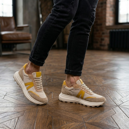 2031  Hakiki Deri Erkek Sneakers Eva