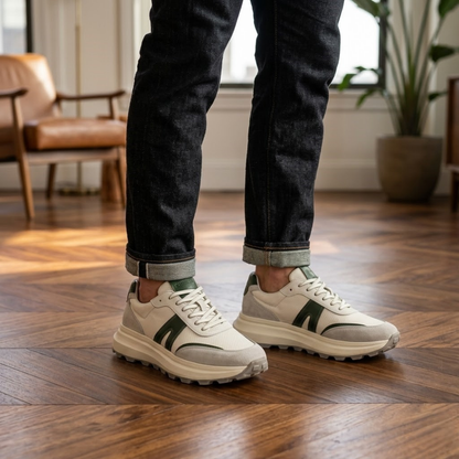 2031  Hakiki Deri Erkek Sneakers Eva