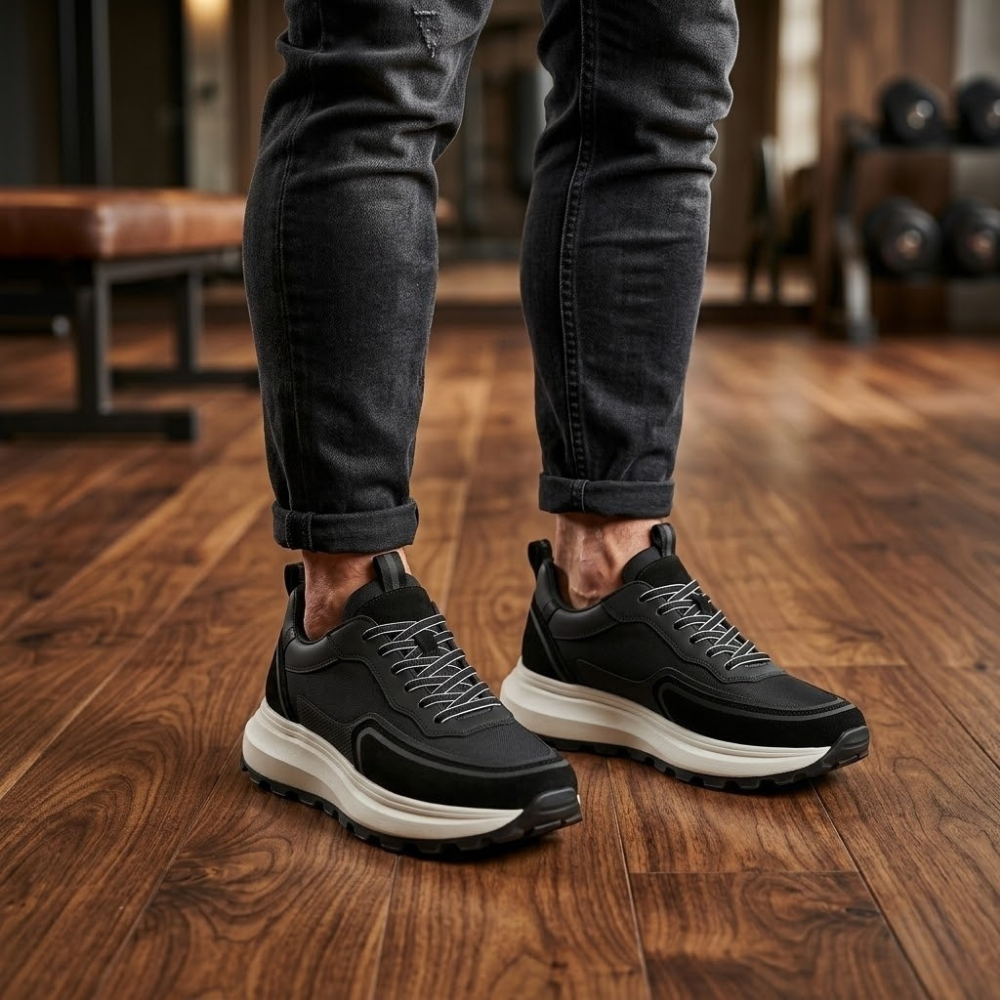 2028 Nubuk Hakiki Deri Erkek Sneakers Eva