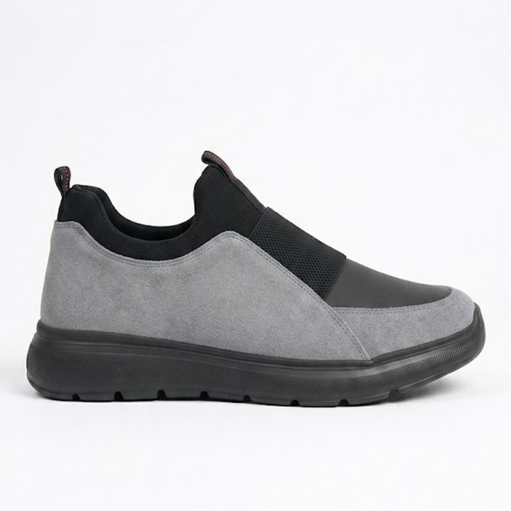 1106 Siyah Hakiki Deri Erkek Sneakers