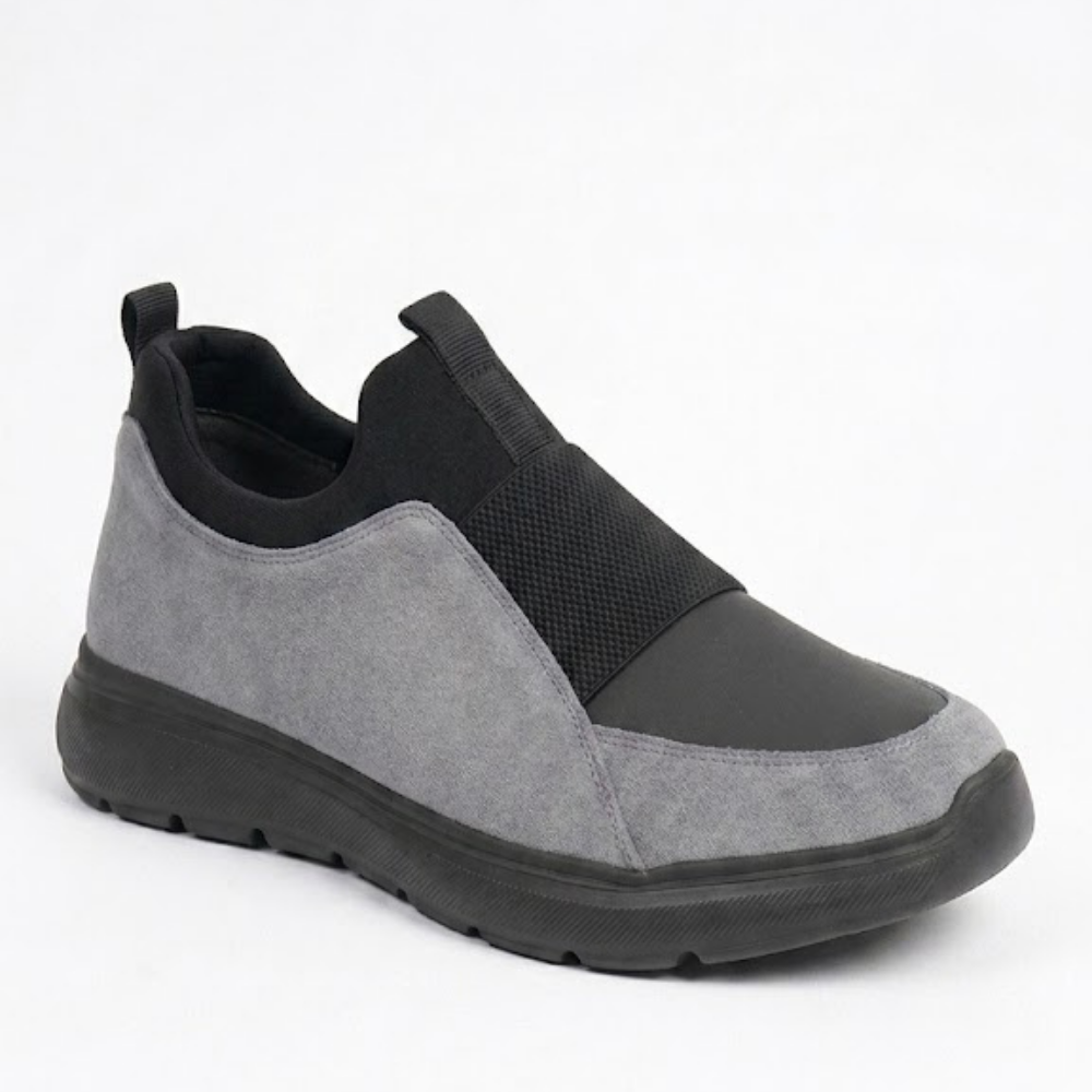 1106 Siyah Hakiki Deri Erkek Sneakers