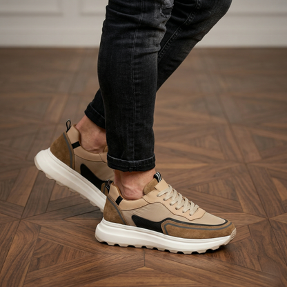 2028 Nubuk Hakiki Deri Erkek Sneakers Eva