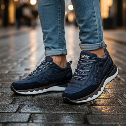 1091 Paraşüt Hakiki Deri Erkek Sneakers